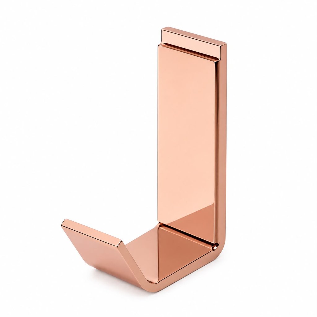 Cabide Para Banheiro Athena Polido Rose