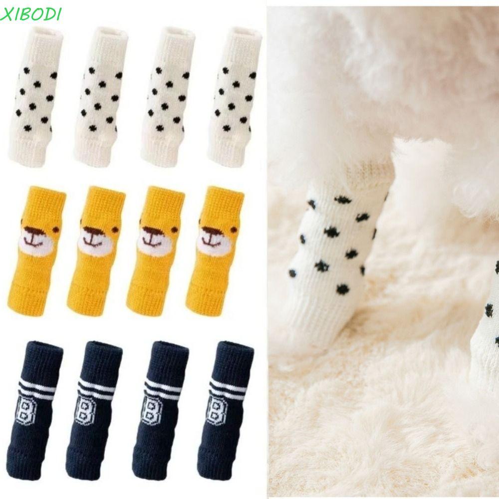 XIBODI 4 Pçs/set Botas De Cachorro , Anti Urina Capa De Perna Joelheira Quente , Aquecedor De Pernas De Animais De Estim