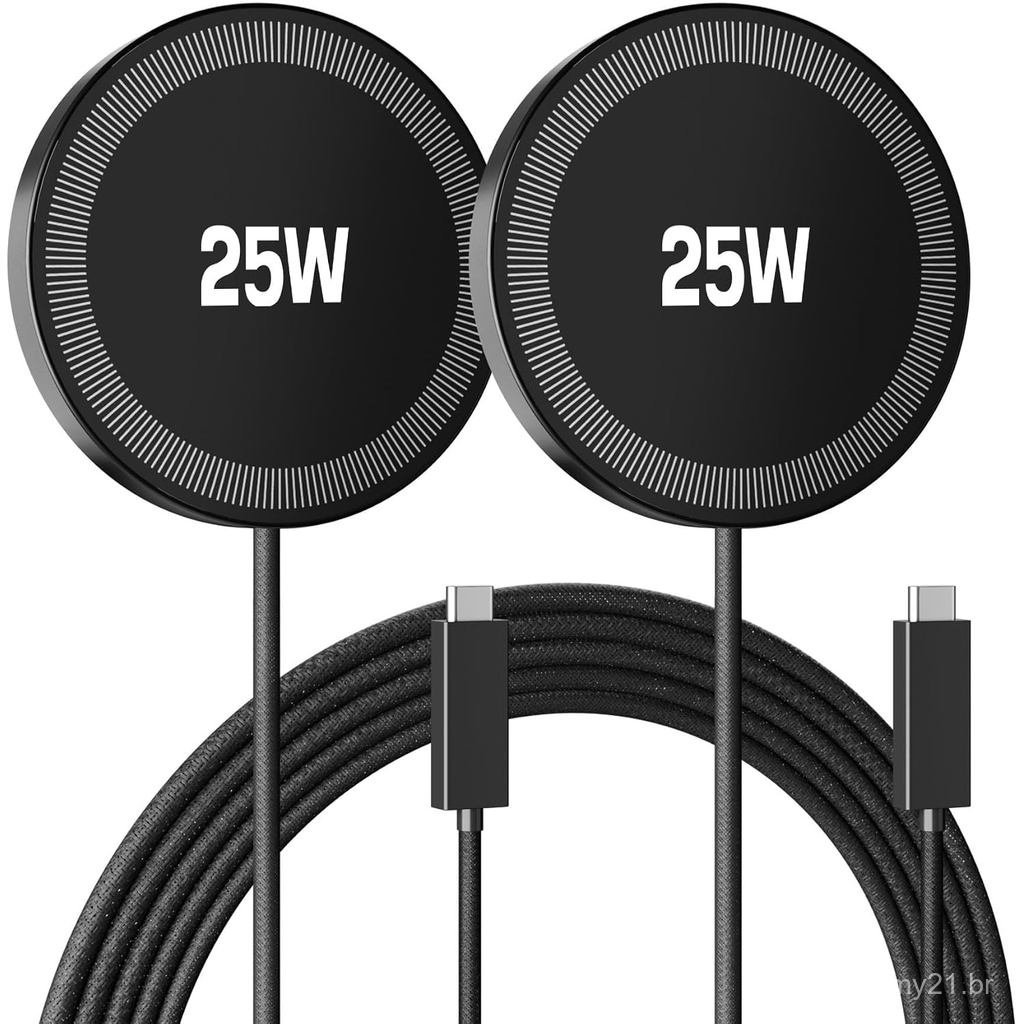 Carregador Sem Fio Magnético de 25W: Base de Carregamento Rápido para 17 16 15 1