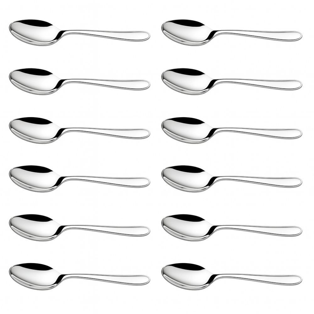 Conjunto De Colheres De Chá Em Aço Inox 11,6cm (12 Peças) - Siena - 5108107 - Brinox