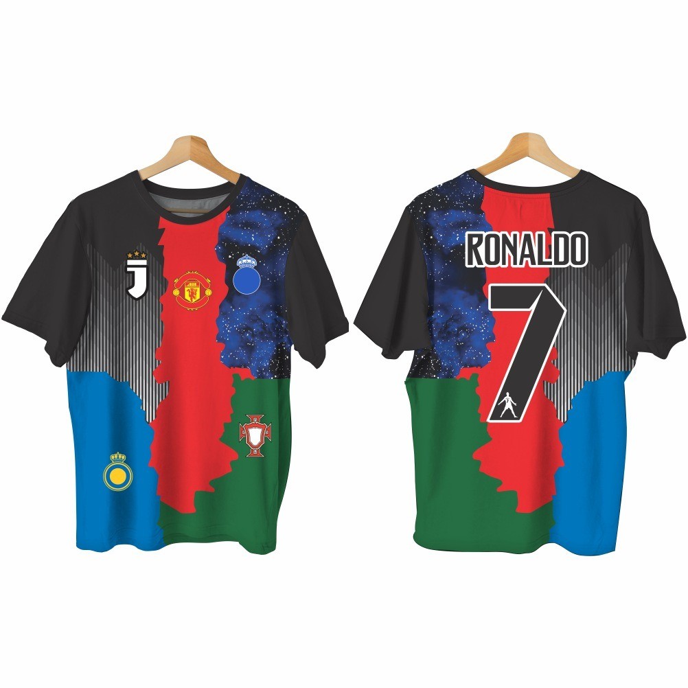 CAMISA TORCEDOR CLUBES DO CRISTIANO RONALDO - DRY FIT PREMIUM