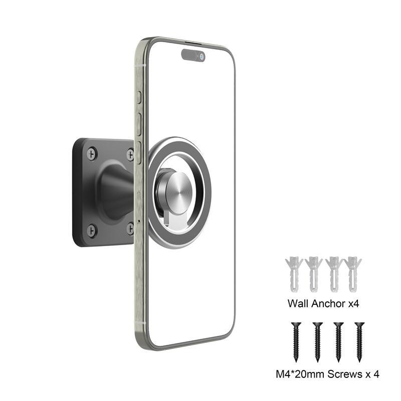 Suporte Magnético De Telefone Para Montagem Em Parede , Tru/Carro/Barco/Mesa , Compatível Com Todos Os Smartphones , Rot