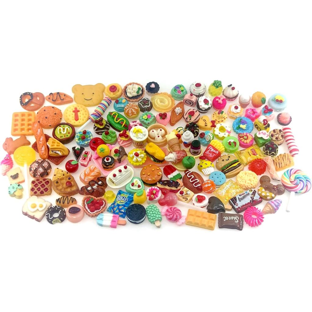 Garrafas Miniatura de Comida e Bebida para Brincadeiras de Cozinha e Festas (20 Peças Aleatórias de Alimentos) QCRF