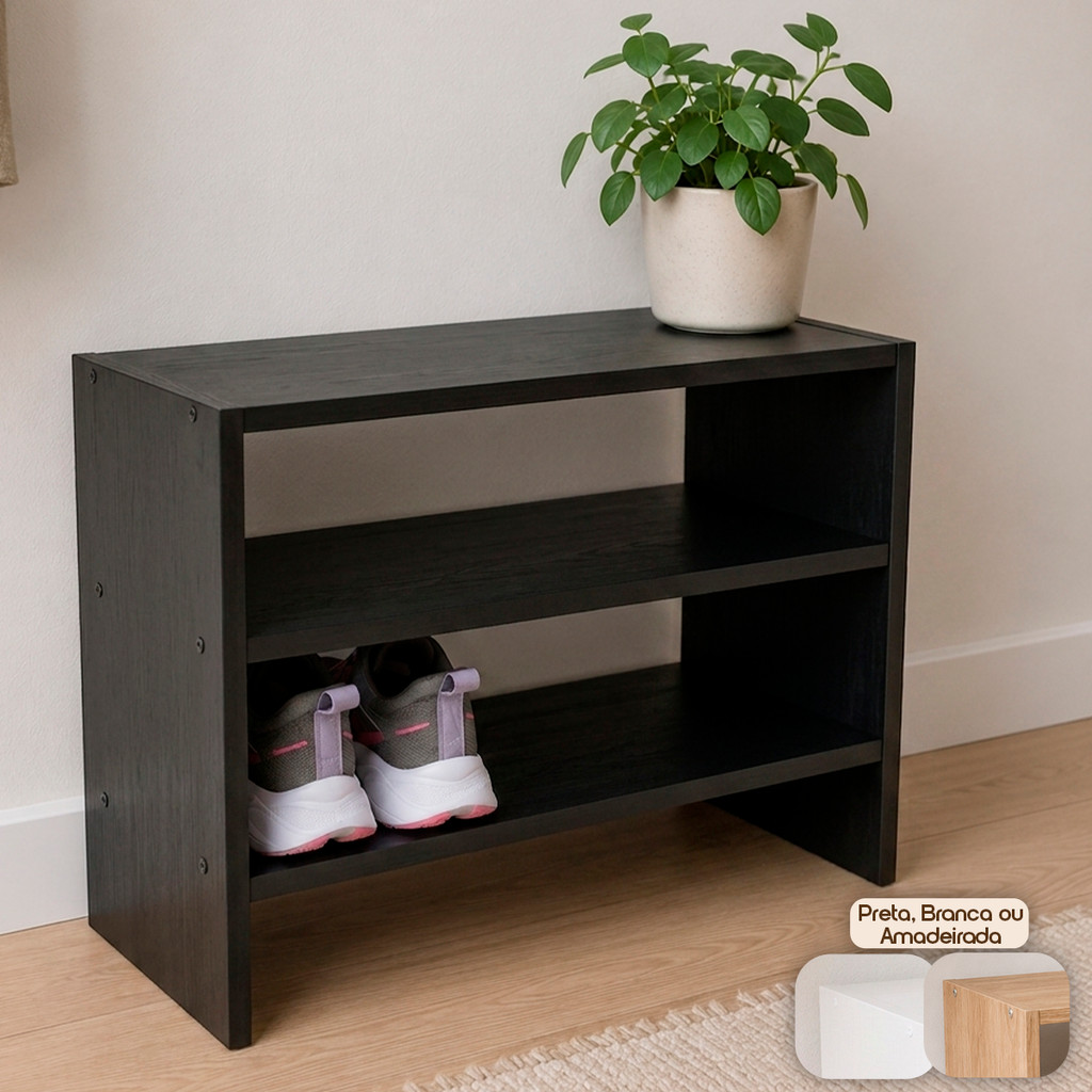 Sapateira Organizadora 100% MDF 50cm e 60cm Armário Sala Quarto Lavanderia Cozinha Multiuso Organizador de Calçados