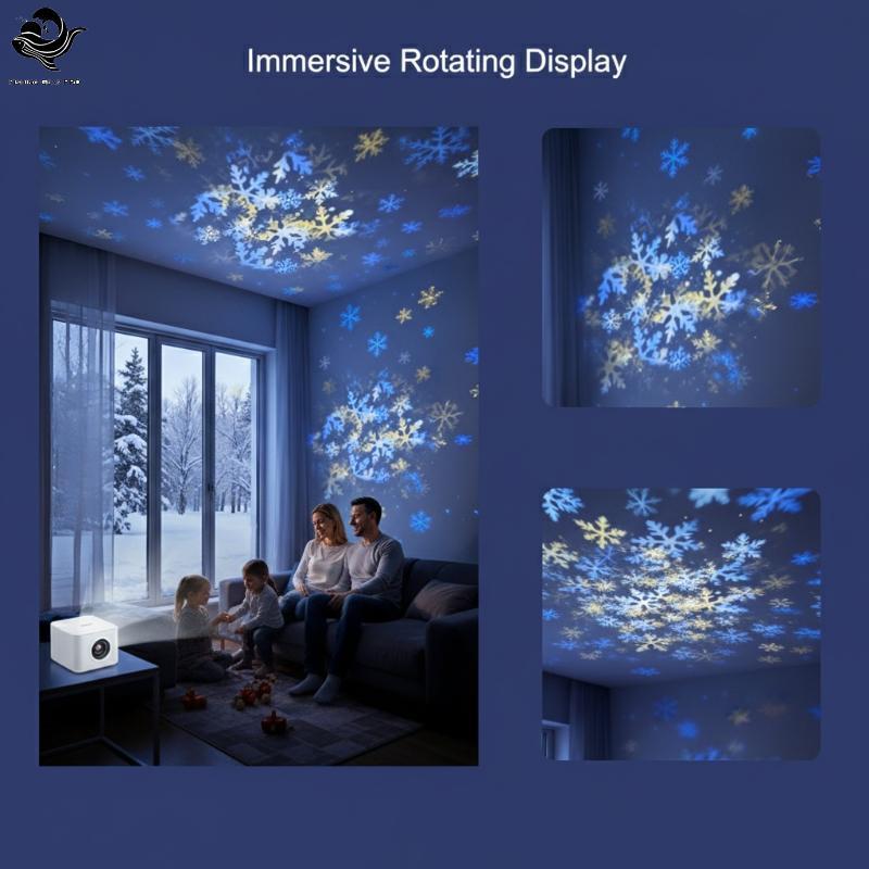 Imagem Projetor De Luz Noturna LED PFG Com Efeitos De Ondas Oceânicas Para Atmosfera Relaxante FG