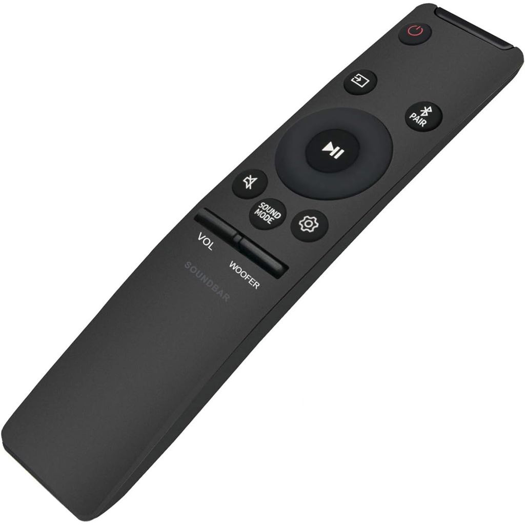 Controle remoto de substituição para Soundbar compatível com Samsung Soundbar HW