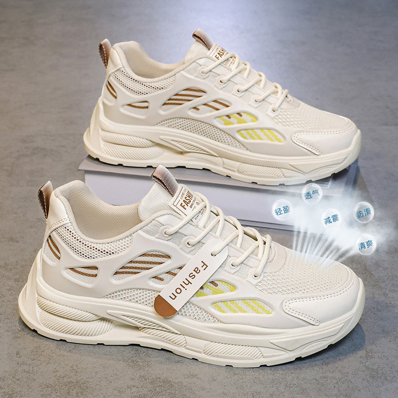 2026 primavera sapatos masculinos novo estilo respirável malha sapatos masculinos na moda All-Match sapatos esportivos d