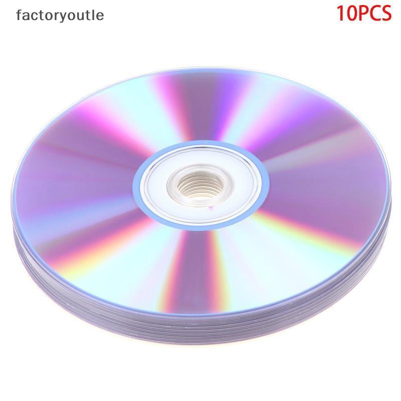 FAR 10 Peças 3724/3725 CD-R Discos Em Branco Disco Compacto Gravável 700MB/80min/52x NK 4.7GB/120min/16x BR