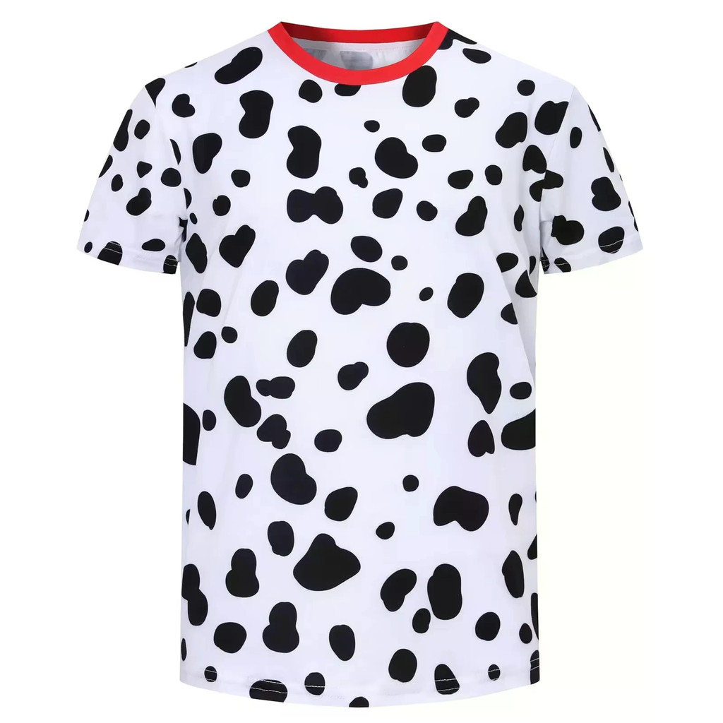 Pele De Tigre Leopardo Impressão Engraçado Camiseta Meninos Meninas Manga Curta Camisetas 2-10Y Verão Crianças Roupas An