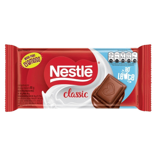 Nestlé Chocolate Classic Ao Leite 80g