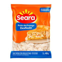 Seara Peito de frango cozido e desfiado 400g