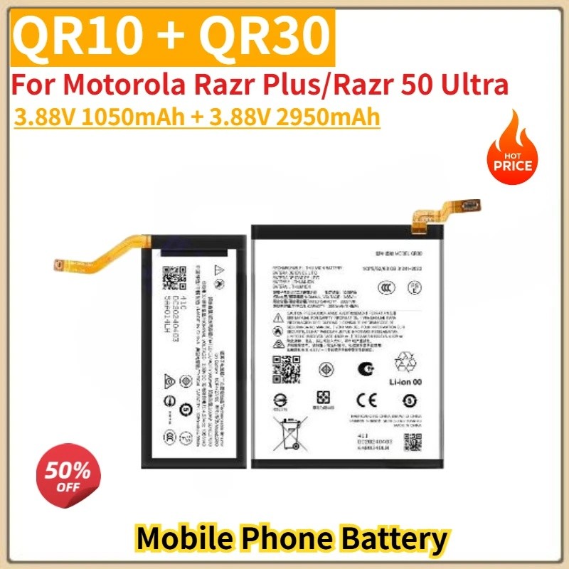 Bateria De Telefone De Alta Qualidade QR10 QR30 1050mAh 2950mAh Para Motorola Ra