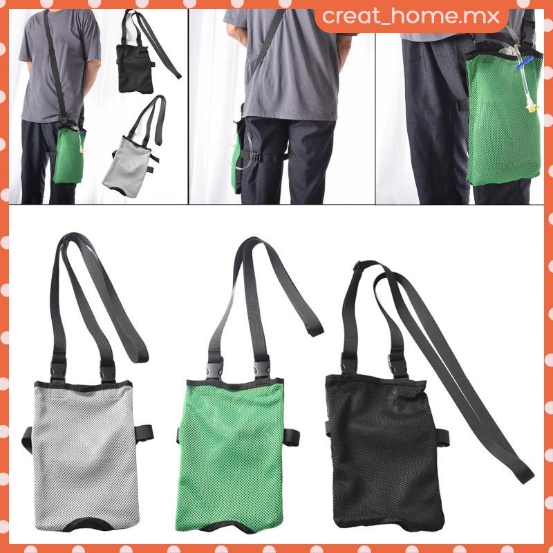 [Creat_home] Bolsa De Drenagem De Malha Reutilizável Capa Alça De Perna Ajustável À Prova D'água Para Incontinência De U