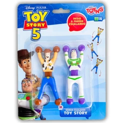 BONECO ESCALADOR TOY STORY 5 WOODY E BUZZ DISNEY PIXAR TOYNG BRINQUEDOS DESLIZANTE DESCE PAREDE