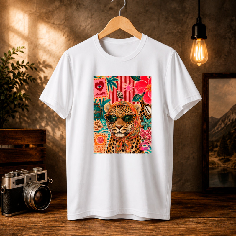 Camiseta Leoa Feminina Masculina Unissex Estampa Leão Força Oferta do Dia com Preço Baixo e Qualidade Garantida