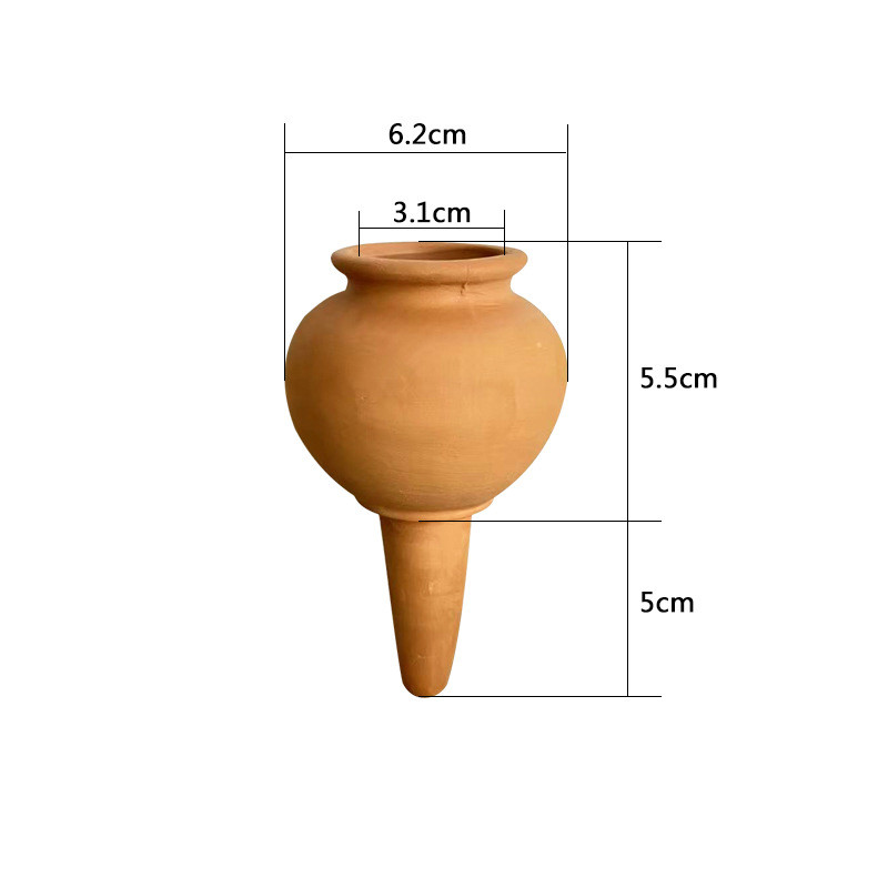 Dispositivo de irrigação automática de argila vermelha, tubo gotejador, gotejador, ferramenta de jardinagem doméstica pa