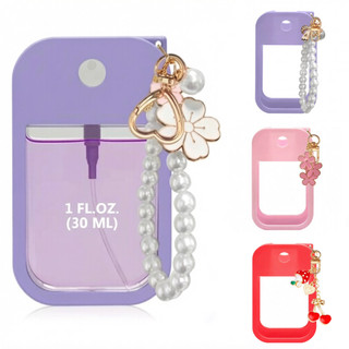 Touchland desinfetante para as mãos capa de Silicone 30ml capa de perfume 1 onça à prova de vazamento tipo cartão de per