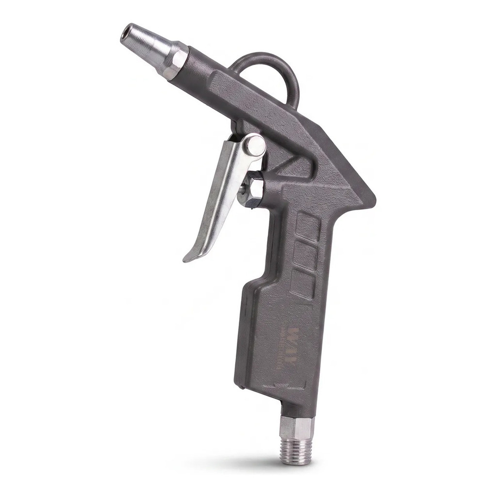 Pistola Ar Comprimido para Limpeza Bico Longo 10cm Alumínio Compressor Importway IWPACL