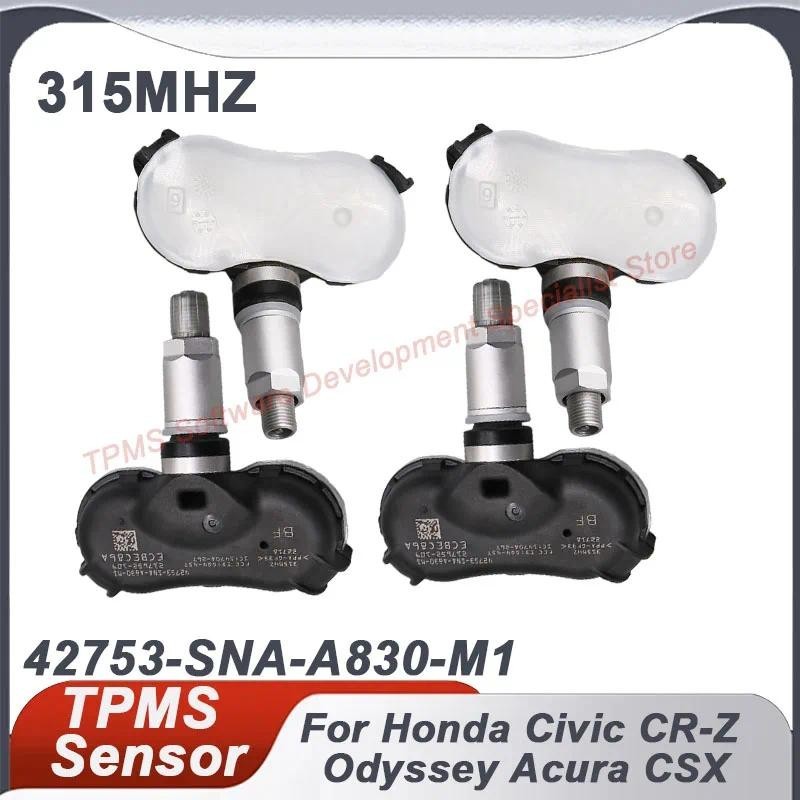 1/4 Pces 315MHz TPMS Sensor De Pressão Dos Pneus Para Acura CSX Honda Civic Odyssey Insight Fit Elemento 42753-SNA-A830-