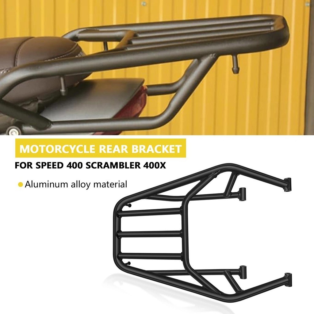 Para Velocidade 400 Scrambler 400X Speed400 2024 2025 Motocicleta Rack Traseiro Acessórios Bagageiros Suportes 400x024
