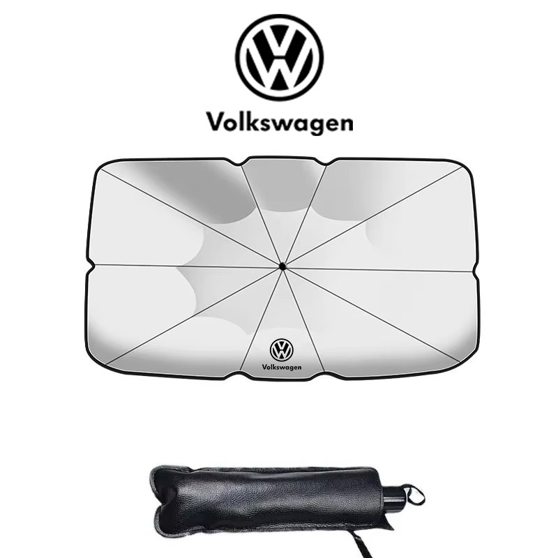 Pára-Brisa Do Carro Sol Capa Dobrável Para Volkswagen Golf GTI VW Polo MK7 Tiguan Passat Jetta