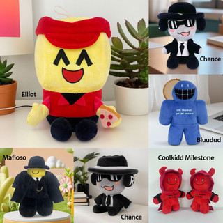 Brinquedo de pelúcia ROBLOX Abandoned Elliot, personagem de jogo eletrônico, boneco fofo e abraçável, colecionável, adeq