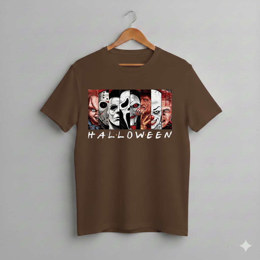 Camiseta Personagens de Filmes de Terror Unissex Clássicos Bt1308 — imagem 2 de 2