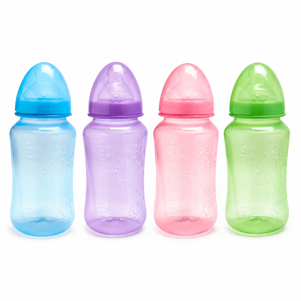 Mamadeira Gorduchinha 330ml Bico Ortodôntico ou Redondo (4565/4567)