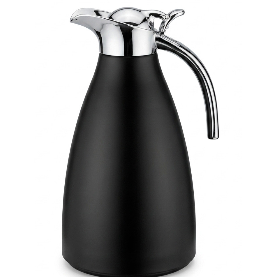 Jarra Térmica 2L Inox Café Água Quente Fria Conserva Temperatura Café Da Manhã Mesa Posta