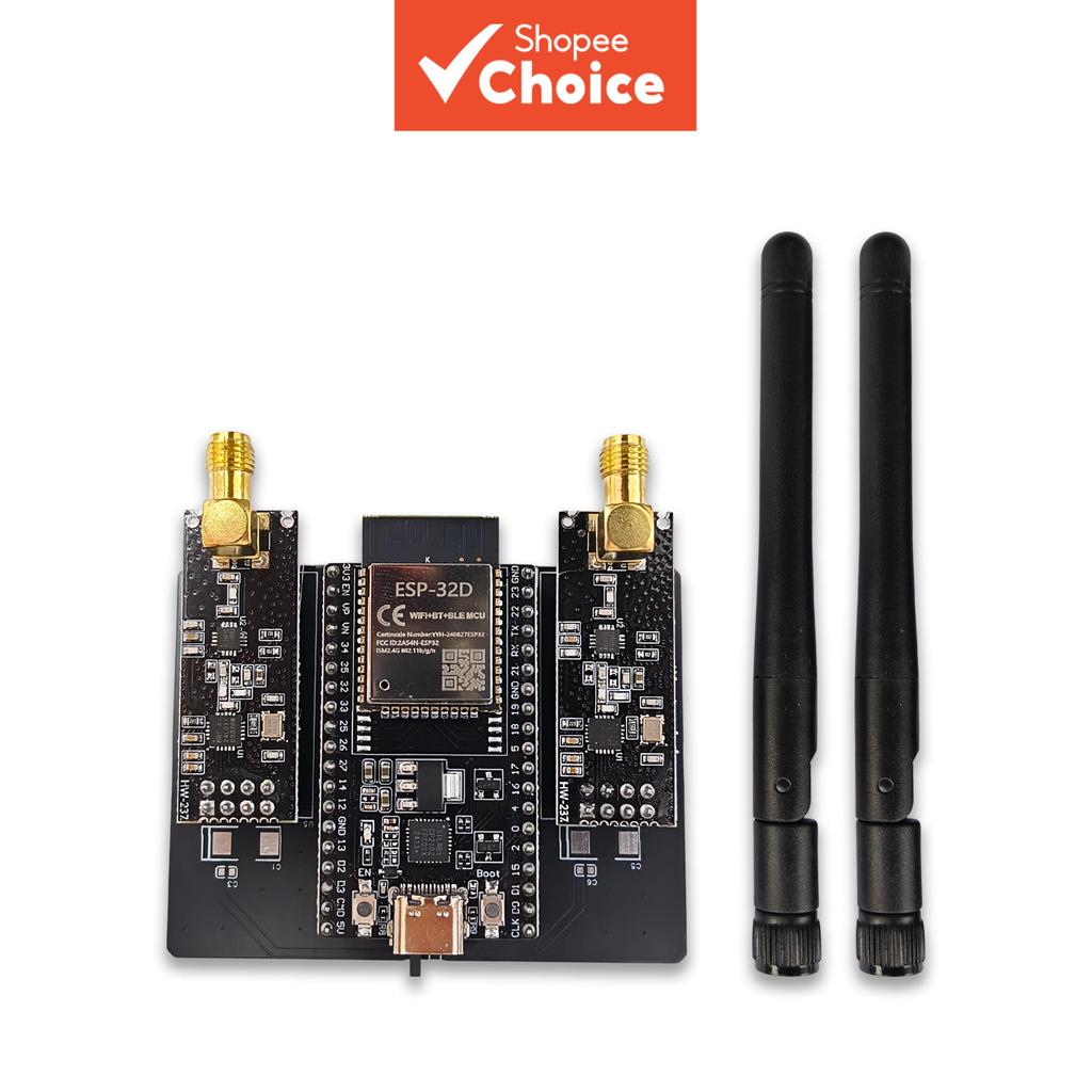 Novo ESP32 DevKitC + NRF24L01 PA LNA Módulo de desenvolvimento 2.4GHz Placa de desenvolvimento Suporte ao Bloqueador de