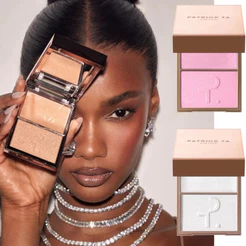 Creme & Powder Blush Duo-De Dupla Qualidade Com Acabamento Natural Edificável , Maquiagem Facial Misturável De Longa Dur