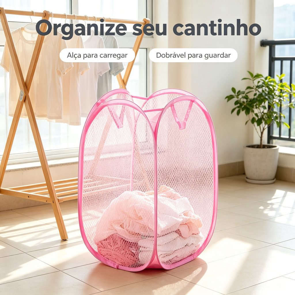 4 Kits Cesto De Roupa Caixa Dobrável Para Armazenagem E Organização De Vestuário Brinquedos