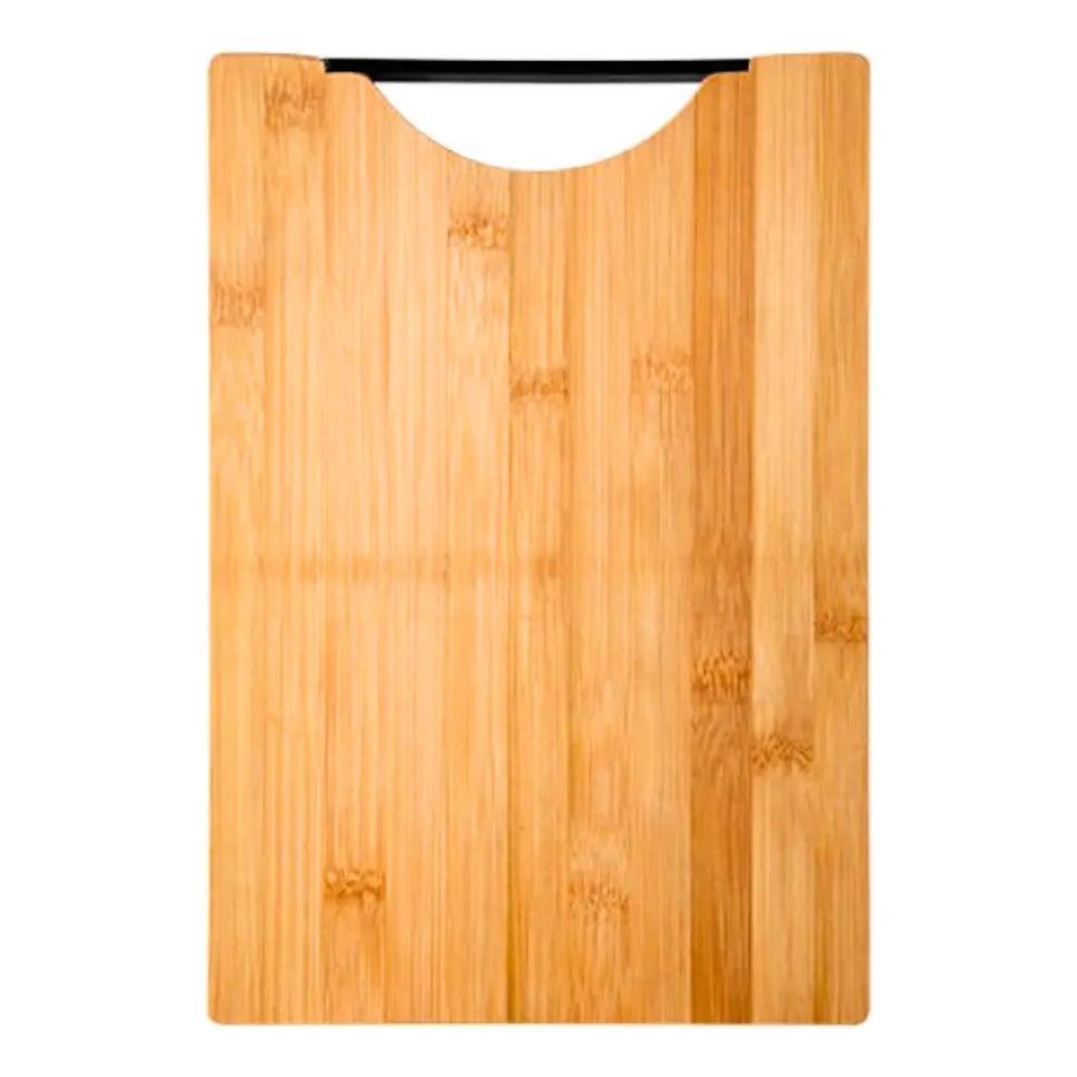 Tábua De Corte Bambu 23,5x33,5cm Clink Carne Frango Cozinha - N/a - Madeira