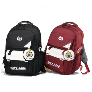 Mochila Feminina unissex para escola Trabalha Nylon impermeável