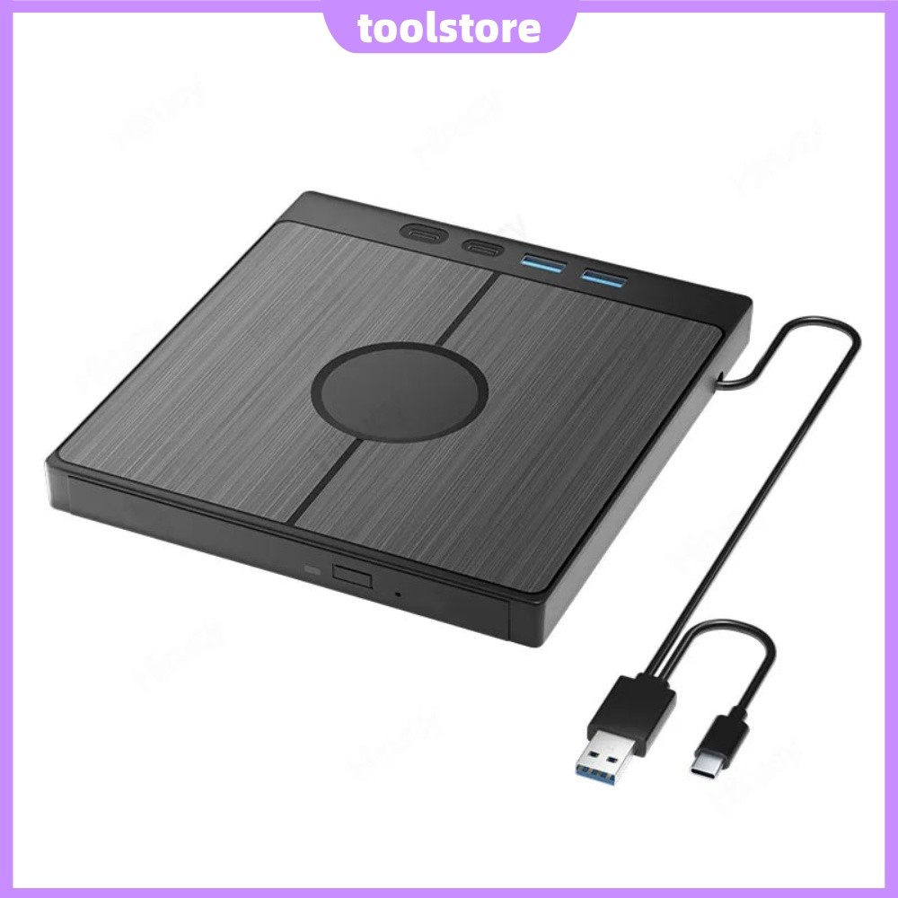 Unidade Externa De CD DVD Gravador USB 3.0 7 Em 1 Óptico [toolstore.br]