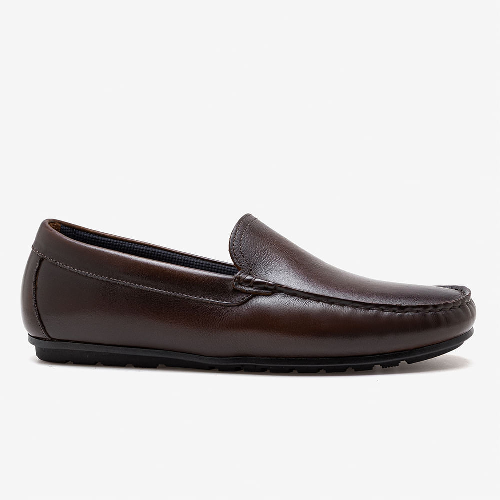 Mocassim Masculino Tom Marrom Couro