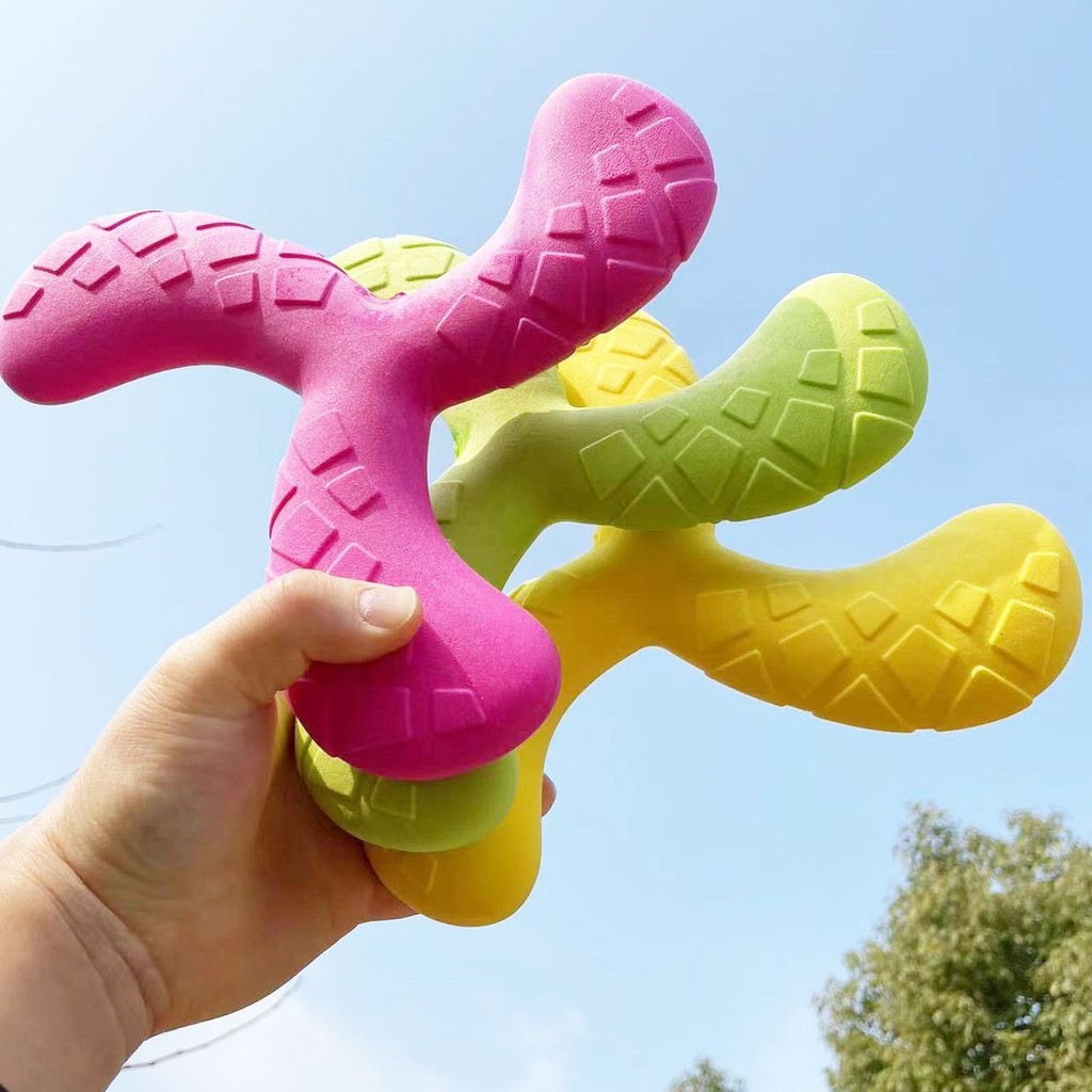 Cão ao ar livre Frisbee Golden Retriever Teddy Molar mordida resistente jogando flutuante brinquedo para animais de esti