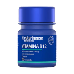 VITAMINA B12 9,94 µG FRUTAS VERMELHAS CATARINENSE NUTRIÇÃO 60 CPR MAST