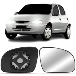 Par/Un Lente Retrovisor Celta 2000 2001 2002 2003 2004 2005 2006