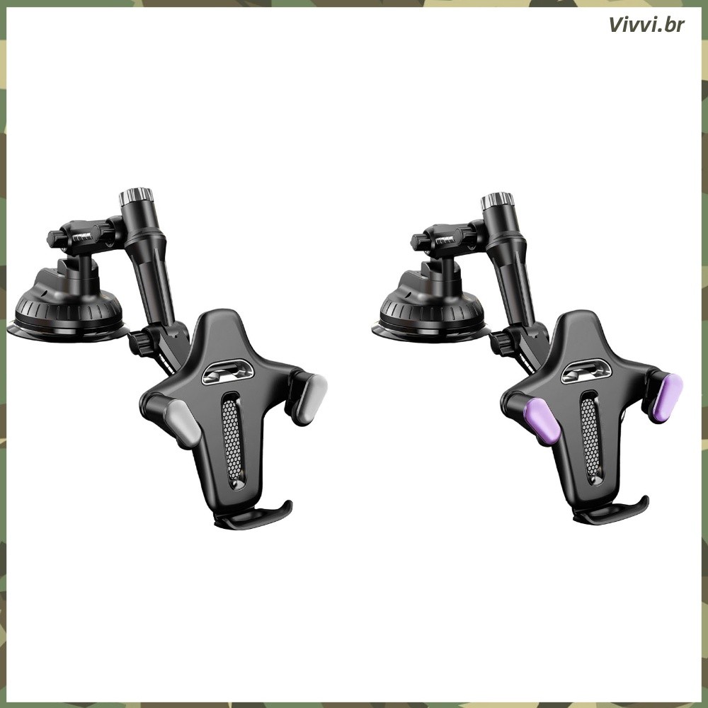Suporte Do Telefone Carro Ventosa Painel Pára-Brisa Montagem Rotação 360 Flexível _VVI