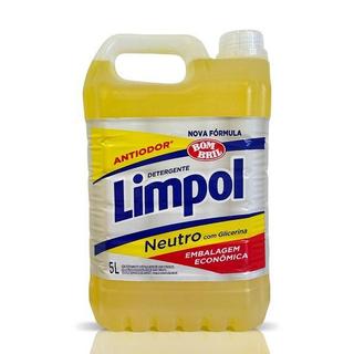Detergente Neutro com Glicerina Limpol 5 litros