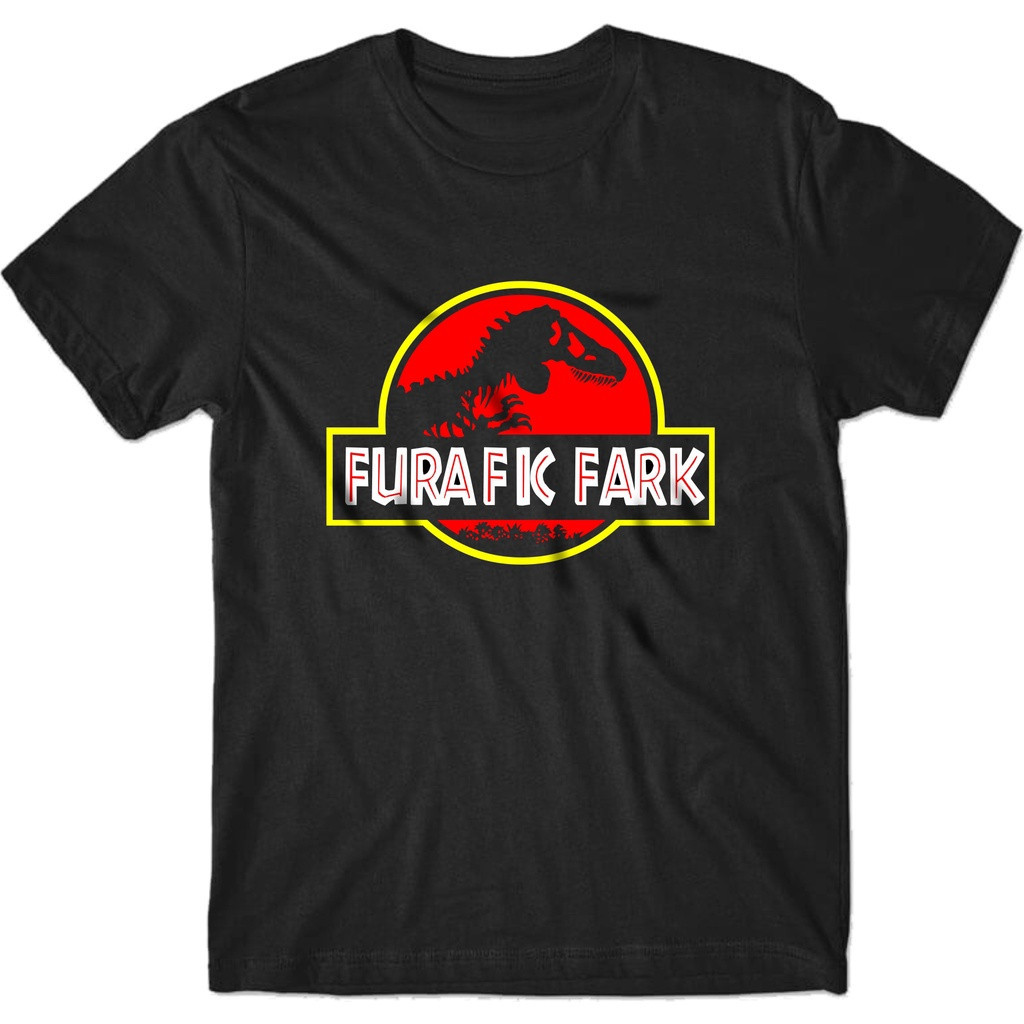 [Camiseta Premium em Algodão Puro]GXG Camiseta Furafic Fark, Jurassic Park, Dinossauro