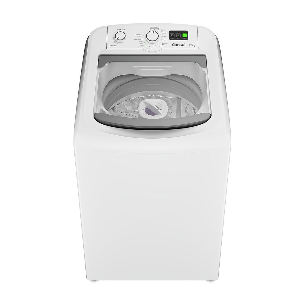 Máquina de Lavar Branca Consul 12kg com Dosagem Econômica e Ciclo Edredom - CWM12AB