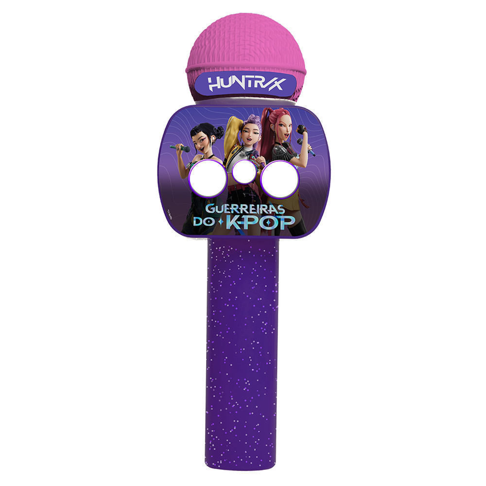 Microfone Musical Guerreiras do K-POP Com Bluetooth e Bateria recarregável Candide