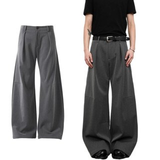 Calças largas masculinas, calças de jogging, calças de fato, calças folgadas, calças casuais de estilo coreano, calças d
