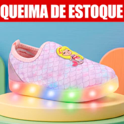 Tenis Infantil Feminino Led Tenis De Menina Tenis Infantil Menina Pisca Pisca Queima