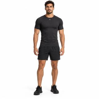 Camiseta Manga Curta Kanxa Proteção - Cor Chumbo, Confortável para Treinos e Atividades Esportivas