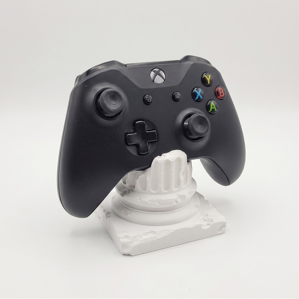 Suporte Apoio Para Controle Xbox One Series S X PS4 PS5 Coluna Grega Ruínas Gamer Decoração