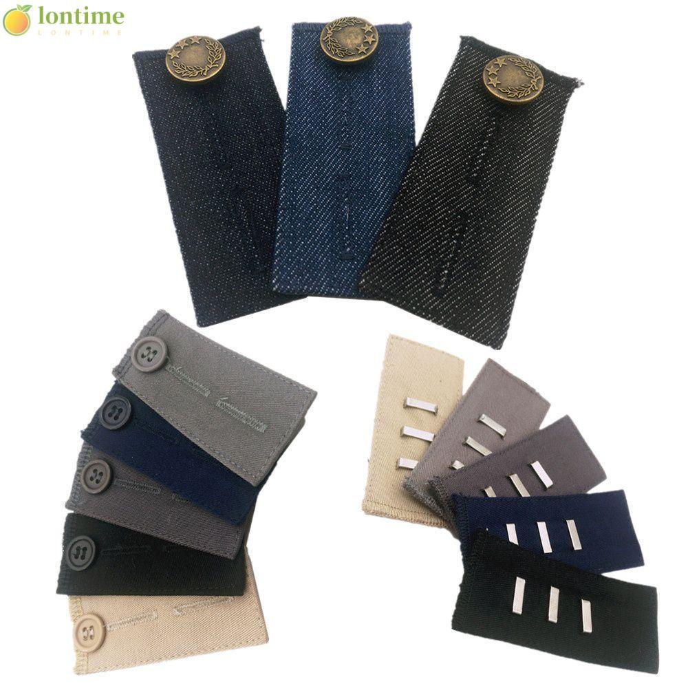 2 Pçs Calça Extensor Cinto Jeans Acessórios De Vestuário Calças Botão De Maternidade
