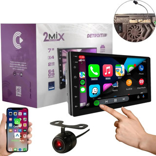 Multimídia 2mix 2 Din Android Detroit 2+64gb Espelha Bt USADO